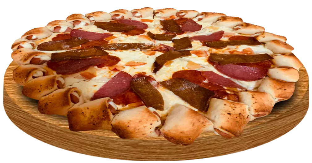 Delicious Yeg Donair Pizza at Yeg Pizza On Wheels in Edmonton, AB